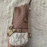 Michael Kors 🩷 mini Rhea pink tricolor convertible backpack Photo 9
