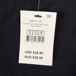 Cotton On NWT Woven Kaela Mini Dress Cotton:On Size 18 US Black With Adjustable Tie Straps Photo 6