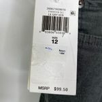 Ralph Lauren Lauren  Premier Straight Light Grey Corduroy Jeans Women's Size 12 Photo 4