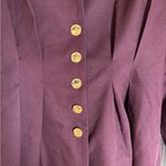 NWT Commense Cinched‎ Pleated Blazer With Shoulder Pads, Medium Photo 4