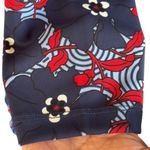 Talbots NWOT  Floral Stretch Jersey Dress Blue Red White Size Large Photo 3