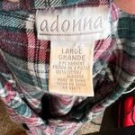Adonna  Plaid Pajama Set‎ Photo 7