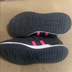 DKNY Black and Pink Slip-On Sneakers with Cushioned Sole Photo 1