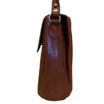 Brahmin VINTAGE 1990'S COGNAC BROWN LEATHER CROSSBODY PURSE Photo 9