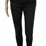 ALLSAINTS Women’s Mast Fit in Metro Black Skinny Jeans Size 27 Frayed Hem Ankle Photo 0