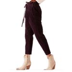 Free People Margate Corduroy Paperbag Trousers Size XS Rose Panther Photo 13