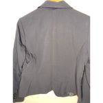 Relativity  Womens Size 10P Petite Black Jacket Blazer One Button Faux Pockets Photo 3