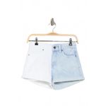 Flying Angel Color Split Denim Shorts White Light Wash NWT Size 5/27 Blue Photo 8