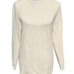 ZARA Hourglass Shaped Ribbing Sweater Cream Size Medium Photo 0