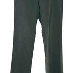 Theory Women's Green Pinstripe Dress Pants Size 6 Career Office professional Photo 0