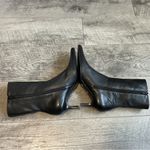 Buffalo London Y2K Black Leather Pointed Toe Kitten Heel Boot Size 5 Photo 4