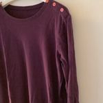 Purple Cotton Cute Dress Size L Photo 2