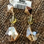 Cache  Earrings Faceted Crystals 2 1/4" Long Wedding Event Work Casual $32 NWT Photo 4