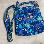 Vera Bradley Disney  Blue Floral Bag- featuring Mickey and Minnie Mouse Photo 6