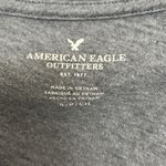 American Eagle  Outfitters Gray V-Neck Women's Top size small Photo 2