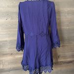 Monoreno EUC navy Boho style lace blouse Photo 5