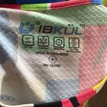 Ibkul Womens Golf Top Abstract Colorful Sun Protection Long Sleeve Small Red Photo 3