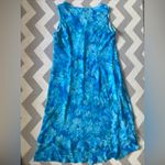 Dress Barn  Women's Blue Floral Sleeveless Size 20W (See Pics For Measurements) Photo 1