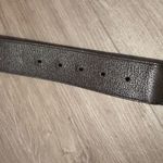 Gucci  Gold Buckle Belt with Green Strap Photo 3