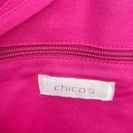 Chico's Chico’s Jerri Clutch Embroidered Tan Bag NWOT Photo 4