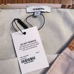 Miaou Moni Pencil Skirt in Eden Floral Snake Print Cream & Brown Size Small Photo 14