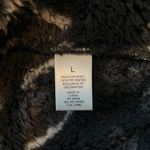 LOGO By Lori Goldstein Jacket Women Fleece Leopard Print Zip Cozy Sweater, L Photo 8