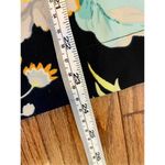 Ann Taylor navy floral short sleeve blouse sml Photo 7