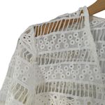 Rafaella NEW White Embroidered Lace Swim Cover-Up Cardigan Size Small Photo 2