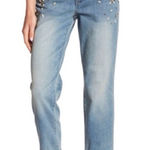 NYDJ Westland Jeweled Boyfriend Jeans Size 10 Photo 0