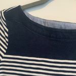 Brooks Brothers  Navy Blue and White Long Sleeve T-Shirt Women’s XS Extra Small Photo 3