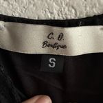 Black Lace Trim Spaghetti Straps W/Vintage Daisies Floral Accents S Photo 10