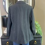 Kenneth Cole Charcoal & White Pinstripe Blazer Size 14W Photo 6