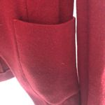 Iisli Maroon Wool One Button Blazer Photo 4