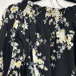 WAYF Black Floral Off The Shoulder Bodysuit, XS Photo 2