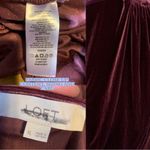 Loft  BURGUNDY VELOUR V NECK WRAP LOOK DRESS (XL) Photo 7
