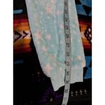 Faded Glory  Stars Mint/White One Piece Zip Front Hooded Pjs Size L 12-14 Soft Photo 4