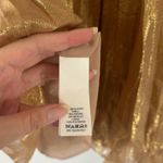 Kate Spade Gold Metallic Midi Skirt Size 8 Photo 4