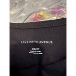 Saks 5th Avenue  Basic Scoop Neck Cami Black Stretch XS Photo 9