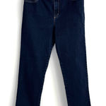 Gloria Vanderbilt  Amanda Dark Wash Two-Tone Stitching Jeans Size 12P Photo 0