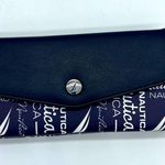 Nautica navy blue logo snap wallet Photo 4