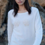 Catnip + Seaweed Broken Shell Cashmere Sweater XS Fall Malibu Casual Minimalist Photo 0
