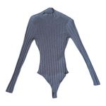 Abercrombie & Fitch size small Light brown mock / Turtleneck Sweater Bodysuit Photo 7