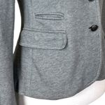 Banana Republic  Knit Blazer Slim Notch Lapel Light Heather Gray Women’s Size 6 Photo 8