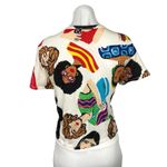 ZARA Multicolor Diversity Artwork Women Graphic Short Sleeve T-Shirt Top Size S Photo 1