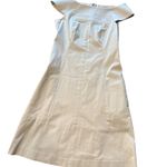 Theory Elegant Cream Mini Dress Photo 1