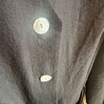 In The Style Balloon Sleeve Button Down Mini Dress Jac Jossa Black Tall Sz 10 New Photo 2