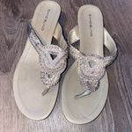 Bandolino Like New  Embellished Slip-on Sandal SZ 10 M Photo 0