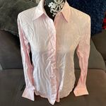 Ellen Tracy Linda Allard Pink Button Down Shirt Size 4 Photo 0