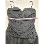 Tropical Escape New  Palm Party Swimsuit Size 16 Nylon Stretch One Piece Black Photo 3