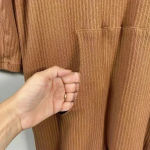 Free People FREE‎ PEOPLE Beach Phoenix Ribbed Mini Dress Size S Small Brown Coverup Vacation Photo 5